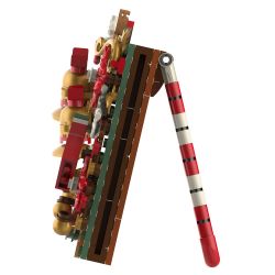 JAKI JK5107 5107 non  KHUNG ẢNH GIÁNG SINH bộ đồ chơi xếp lắp ráp ghép mô hình FUNDESK 163 khối