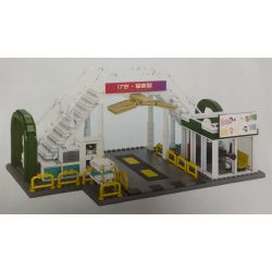 GAC TOYOTA KB7028 7028 non  XƯỞNG bộ đồ chơi xếp lắp ráp ghép mô hình