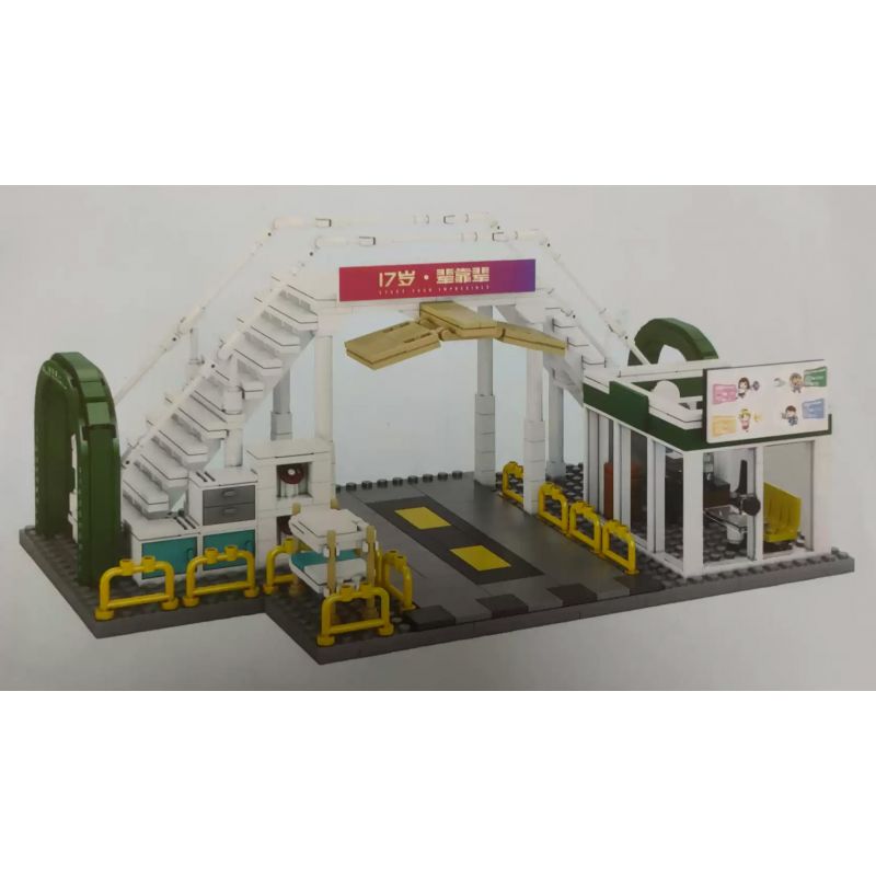 GAC TOYOTA KB7028 7028 non  XƯỞNG bộ đồ chơi xếp lắp ráp ghép mô hình