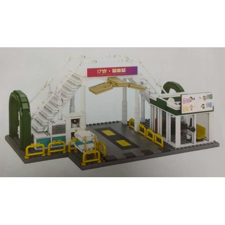 GAC TOYOTA KB7028 7028 non  XƯỞNG bộ đồ chơi xếp lắp ráp ghép mô hình