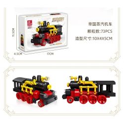 JIESTAR 58009 non  6 ĐOÀN TÀU NHỎ bộ đồ chơi xếp lắp ráp ghép mô hình Creator Sáng Tạo 466 khối