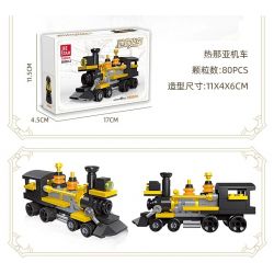 JIESTAR 58009 non  6 ĐOÀN TÀU NHỎ bộ đồ chơi xếp lắp ráp ghép mô hình Creator Sáng Tạo 466 khối