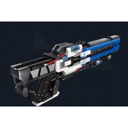 JIESTAR 58023 non  SÚNG TRƯỜNG XUNG HẠNG NẶNG bộ đồ chơi xếp lắp ráp ghép mô hình Gun HEAVY PULSE RIFLE 2283 khối