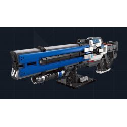 JIESTAR 58023 non  SÚNG TRƯỜNG XUNG HẠNG NẶNG bộ đồ chơi xếp lắp ráp ghép mô hình Gun HEAVY PULSE RIFLE 2283 khối