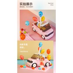 SLUBAN M38-B1086 B1086 1086 M38B1086 38-B1086 non  TÊN QUỐC GIA の XE TAY GA-MUI TRẦN bộ đồ chơi xếp lắp ráp ghép mô hình Speed Champions Racing Cars QMINI Đua Xe Công Thức 245 khối