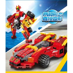 SEMBO 103281 103282 103283 103280 non  IRON MECHA STAR KNIGHT 4 KẾT HỢP bộ đồ chơi xếp lắp ráp ghép mô hình Transformers MECHA OF STEEL Robot Đại Chiến Người Máy Biến Hình 817 khối