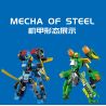 SEMBO 103281 103282 103283 103280 non  IRON MECHA STAR KNIGHT 4 KẾT HỢP bộ đồ chơi xếp lắp ráp ghép mô hình Transformers MECHA OF STEEL Robot Đại Chiến Người Máy Biến Hình 817 khối