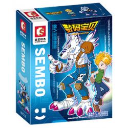 SEMBO 609318 non  DIGIMON ORCGARURUMON bộ đồ chơi xếp lắp ráp ghép mô hình Digimon Adventure Cuộc Phưu Lưu Của Quái Vật Số 414 khối