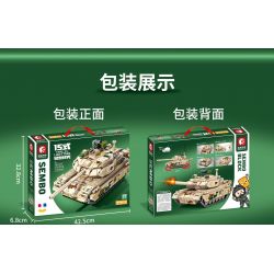 SEMBO 203107 non  XE TĂNG HẠNG NHẸ KIỂU 15 bộ đồ chơi xếp lắp ráp ghép mô hình Military Army TYPE 15 LIGHT TANK Quân Sự Bộ Đội 576 khối