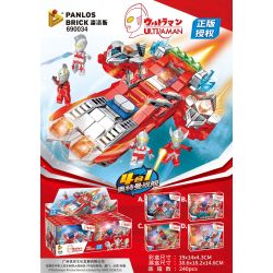 PanlosBrick 690034 Panlos Brick 690034 non  ULTRAMAN QUAY TOP 4 PHONG CÁCH bộ đồ chơi xếp lắp ráp ghép mô hình Movie & Game Phim Và Trò Chơi