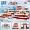 FUN IMAGINATION LZ8224 8224 non  CẢNH TUYẾT CUNG ĐIỆN EFANG bộ đồ chơi xếp lắp ráp ghép mô hình Buildings 4159 khối