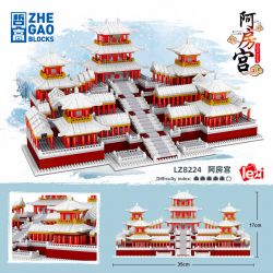 FUN IMAGINATION LZ8224 8224 non  CẢNH TUYẾT CUNG ĐIỆN EFANG bộ đồ chơi xếp lắp ráp ghép mô hình Buildings 4159 khối