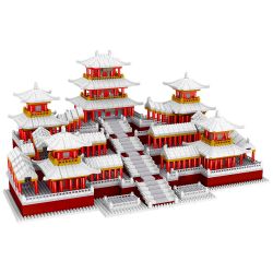 FUN IMAGINATION LZ8224 8224 non  CẢNH TUYẾT CUNG ĐIỆN EFANG bộ đồ chơi xếp lắp ráp ghép mô hình Buildings 4159 khối