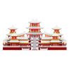 FUN IMAGINATION LZ8224 8224 non  CẢNH TUYẾT CUNG ĐIỆN EFANG bộ đồ chơi xếp lắp ráp ghép mô hình Buildings 4159 khối