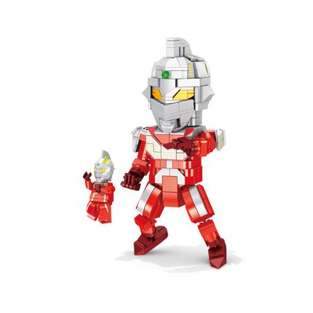 PanlosBrick 690030 Panlos Brick 690030 non  SIÊU NHÂN BẢY bộ đồ chơi xếp lắp ráp ghép mô hình Ultraman Vệ Binh Vũ Trụ Siêu Nhân Điện Quang 643 khối