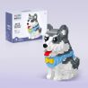 MOYU BLOCK MY93002 93002 non  HUSKY CÓ YẾM bộ đồ chơi xếp lắp ráp ghép mô hình PETS GROWTH RECORD 796 khối