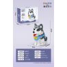MOYU BLOCK MY93002 93002 non  HUSKY CÓ YẾM bộ đồ chơi xếp lắp ráp ghép mô hình PETS GROWTH RECORD 796 khối