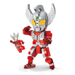 PanlosBrick 690029 Panlos Brick 690029 non  SIÊU NHÂN KHOAI MÔN bộ đồ chơi xếp lắp ráp ghép mô hình Ultraman Vệ Binh Vũ Trụ Siêu Nhân Điện Quang 579 khối