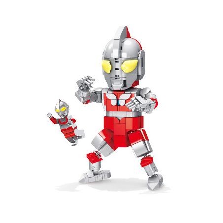 PanlosBrick 690028 Panlos Brick 690028 non  NGƯỜI KHỔNG LỒ bộ đồ chơi xếp lắp ráp ghép mô hình Ultraman Vệ Binh Vũ Trụ Siêu Nhân Điện Quang 600 khối