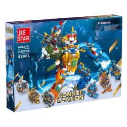 JIESTAR 68001 non  MƯỜI HAI CHÒM SAO BIẾN DẠNG CƠ GIÁP (PHẦN 1) 6 CÁCH KẾT HỢP bộ đồ chơi xếp lắp ráp ghép mô hình Military Army CONSTE LLATION WARRIOR Quân Sự Bộ Đội 1185 khối