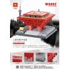 WANGE 7210 non  TRIỂN LÃM THẾ GIỚI THƯỢNG HẢI GIAN HÀNG TRUNG QUỐC bộ đồ chơi xếp lắp ráp ghép mô hình Buildings CHINA PAVILION AT EXPO 3049 khối