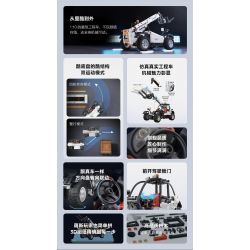 XIAOMI MITU MI ONEBOT OBEFT04AIQI 04AIQI non  KỸ THUẬT XE NÂNG tỷ lệ 1:10 bộ đồ chơi xếp lắp ráp ghép mô hình  Kỹ Thuật Công Nghệ Cao Mô Hình Phương Tiện 850 khối