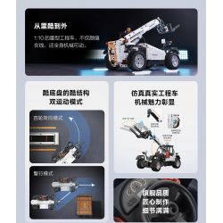 XIAOMI MITU MI ONEBOT OBEFT04AIQI 04AIQI non  KỸ THUẬT XE NÂNG tỷ lệ 1:10 bộ đồ chơi xếp lắp ráp ghép mô hình  Kỹ Thuật Công Nghệ Cao Mô Hình Phương Tiện 850 khối