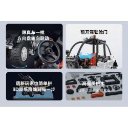 XIAOMI MITU MI ONEBOT OBEFT04AIQI 04AIQI non  KỸ THUẬT XE NÂNG tỷ lệ 1:10 bộ đồ chơi xếp lắp ráp ghép mô hình  Kỹ Thuật Công Nghệ Cao Mô Hình Phương Tiện 850 khối