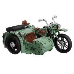 UBTECH JRKL217 non  XE BA BÁNH BÊN CỔ ĐIỂN JIMUGO bộ đồ chơi xếp lắp ráp ghép mô hình  Kỹ Thuật Công Nghệ Cao Mô Hình Phương Tiện 1200 khối