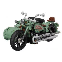 UBTECH JRKL217 non  XE BA BÁNH BÊN CỔ ĐIỂN JIMUGO bộ đồ chơi xếp lắp ráp ghép mô hình  Kỹ Thuật Công Nghệ Cao Mô Hình Phương Tiện 1200 khối