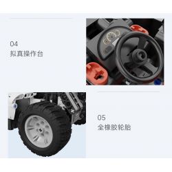 XIAOMI MITU MI ONEBOT OBEFT04AIQI 04AIQI non  KỸ THUẬT XE NÂNG tỷ lệ 1:10 bộ đồ chơi xếp lắp ráp ghép mô hình  Kỹ Thuật Công Nghệ Cao Mô Hình Phương Tiện 850 khối