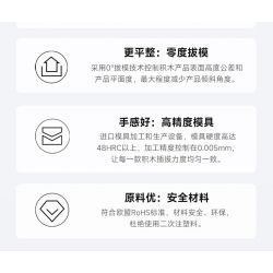 XIAOMI MITU MI ONEBOT OBEFT04AIQI 04AIQI non  KỸ THUẬT XE NÂNG tỷ lệ 1:10 bộ đồ chơi xếp lắp ráp ghép mô hình  Kỹ Thuật Công Nghệ Cao Mô Hình Phương Tiện 850 khối