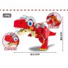 EAKI NBXJ1002 1002 non  XE RỒNG NỔ XINQI TRICERATOPS bộ đồ chơi xếp lắp ráp ghép mô hình 131 khối