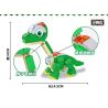 EAKI NBXJ1001 1001 non  XE RỒNG NỔ XINQI TYRANNOSAURUS REX bộ đồ chơi xếp lắp ráp ghép mô hình 136 khối
