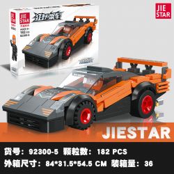 JIESTAR 92300 non  NHỰA ĐƯỜNG 6 PHONG CÁCH bộ đồ chơi xếp lắp ráp ghép mô hình 157 khối