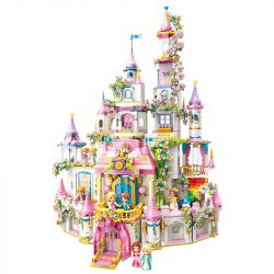 Enlighten 32022 Qman 32022 non  LÂU ĐÀI HOA SAY bộ đồ chơi xếp lắp ráp ghép mô hình Girl Con Gái 2482 khối