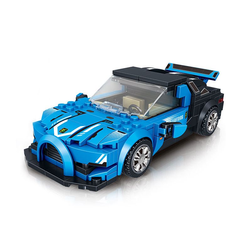 ZHEGAO QL0753-3 0753-3 non  ĐỘI ĐUA NORBU LBJ600 bộ đồ chơi xếp lắp ráp ghép mô hình