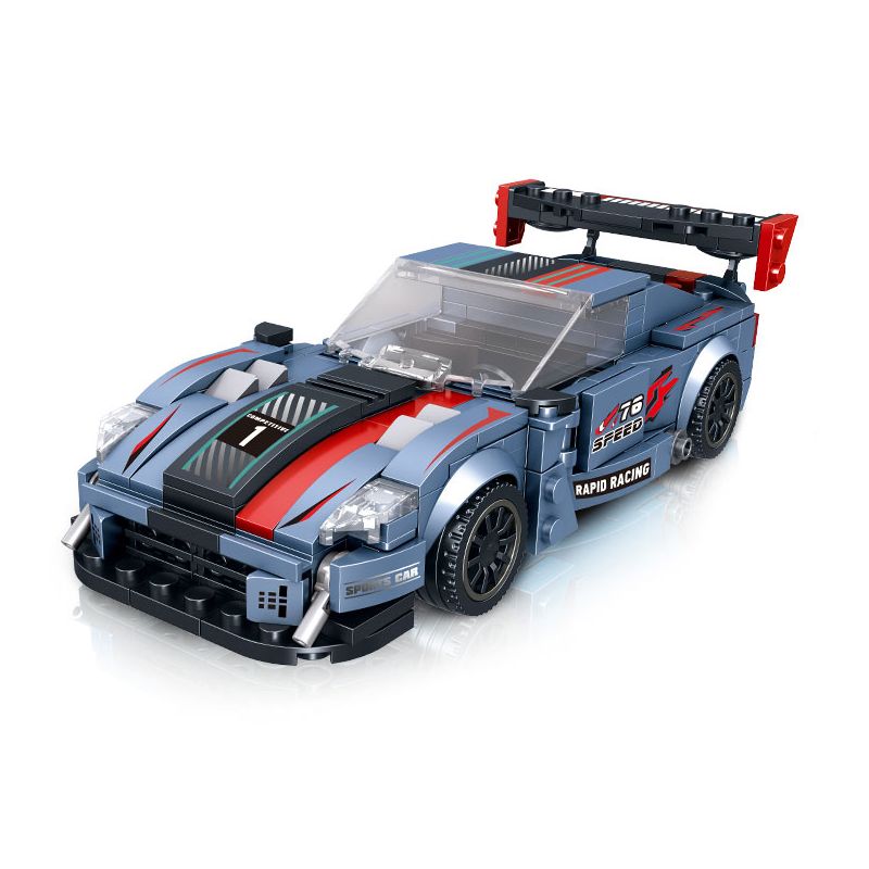 ZHEGAO QL0753-1 0753-1 non  ĐỘI ĐUA NORBU ST800 bộ đồ chơi xếp lắp ráp ghép mô hình