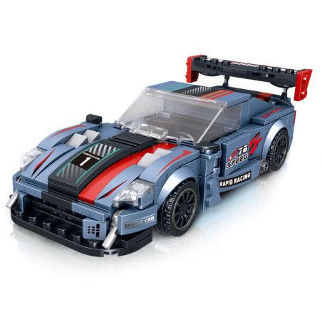 ZHEGAO QL0753-1 0753-1 non  ĐỘI ĐUA NORBU ST800 bộ đồ chơi xếp lắp ráp ghép mô hình