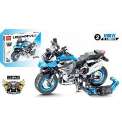 LWCK 80008-1 non  DUCATI MONSTER 821 bộ đồ chơi xếp lắp ráp ghép mô hình Motorcycle Motorbike Xe Hai Bánh 306 khối