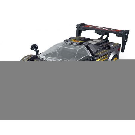 ZHEGAO QL0752-4 0752-4 non  ĐUA XE CARRARE PAGANI ZONDA bộ đồ chơi xếp lắp ráp ghép mô hình 267 khối