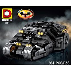 DUO LE PIN 8504 non  BATMOBILE bộ đồ chơi xếp lắp ráp ghép mô hình The  Batman Movie BATMOBILE TUMBLER Người Dơi Bảo Vệ Gotham 961 khối