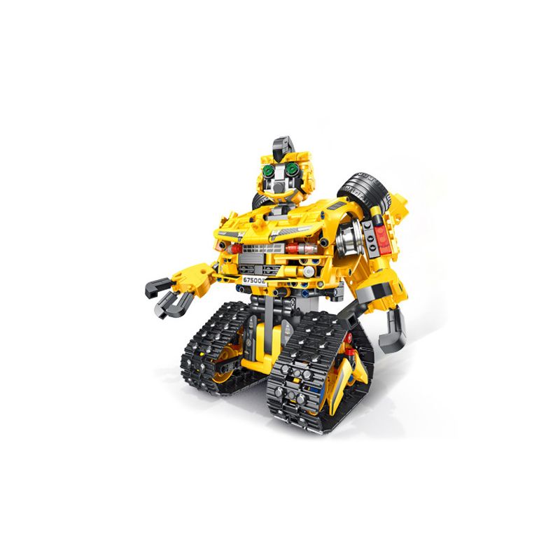 PanlosBrick 675002 Panlos Brick 675002 non  TECH MECHANIC CAR DIY LẬP TRÌNH ROBOT bộ đồ chơi xếp lắp ráp ghép mô hình 901 khối