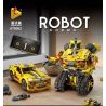 PanlosBrick 675002 Panlos Brick 675002 non  TECH MECHANIC CAR DIY LẬP TRÌNH ROBOT bộ đồ chơi xếp lắp ráp ghép mô hình 901 khối
