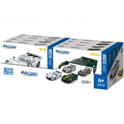 ZHEGAO QL0752-3 0752-3 non  XE ĐUA CARRARA NISSAN GT-R bộ đồ chơi xếp lắp ráp ghép mô hình 295 khối