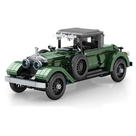 SEMBO 705850 non  BẢO TÀNG Ô TÔ BẮC KINH ROLLS-ROYCE SILVER PHANTOM 1926 bộ đồ chơi xếp lắp ráp ghép mô hình Creator ROLLSROYCE SILVER GHOST Sáng Tạo 858 khối