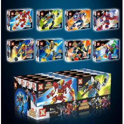 SX 4070 non  CÁC ANH HÙNG LẮP RÁP 8 KIỂU NGƯỜI NHỆN THOR ĐỘI TRƯỞNG MỸ SÓI THANOS DƠI JOKER bộ đồ chơi xếp lắp ráp ghép mô hình Marvel Super Heroes Siêu Anh Hùng Marvel