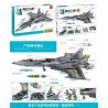 MINGDI K1088 1088 non  MÁY BAY CHIẾN ĐẤU F-18 HORNET bộ đồ chơi xếp lắp ráp ghép mô hình Military Army Quân Sự Bộ Đội 955 khối