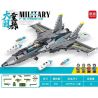 MINGDI K1088 1088 non  MÁY BAY CHIẾN ĐẤU F-18 HORNET bộ đồ chơi xếp lắp ráp ghép mô hình Military Army Quân Sự Bộ Đội 955 khối
