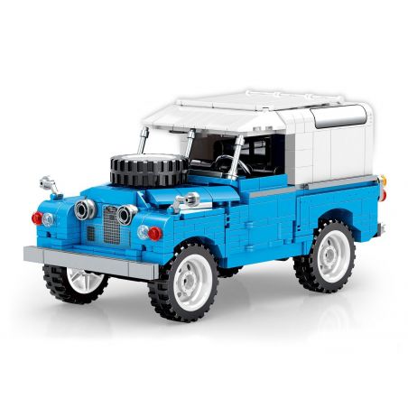 SEMBO 705808 non  BẢO TÀNG Ô TÔ BẮC KINH LAND ROVER IIA bộ đồ chơi xếp lắp ráp ghép mô hình Creator Sáng Tạo 731 khối